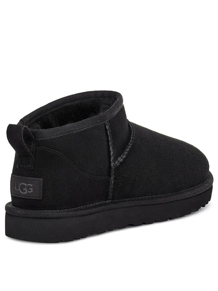 Ugg classic ultra mini ankle boots black