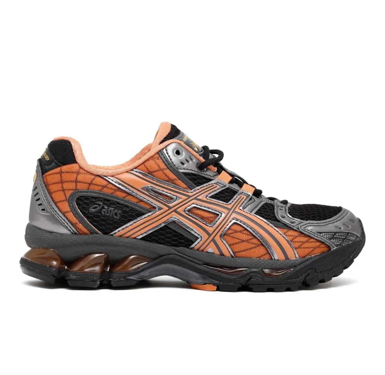 Asics Gel Nimbus Black Grey Orange