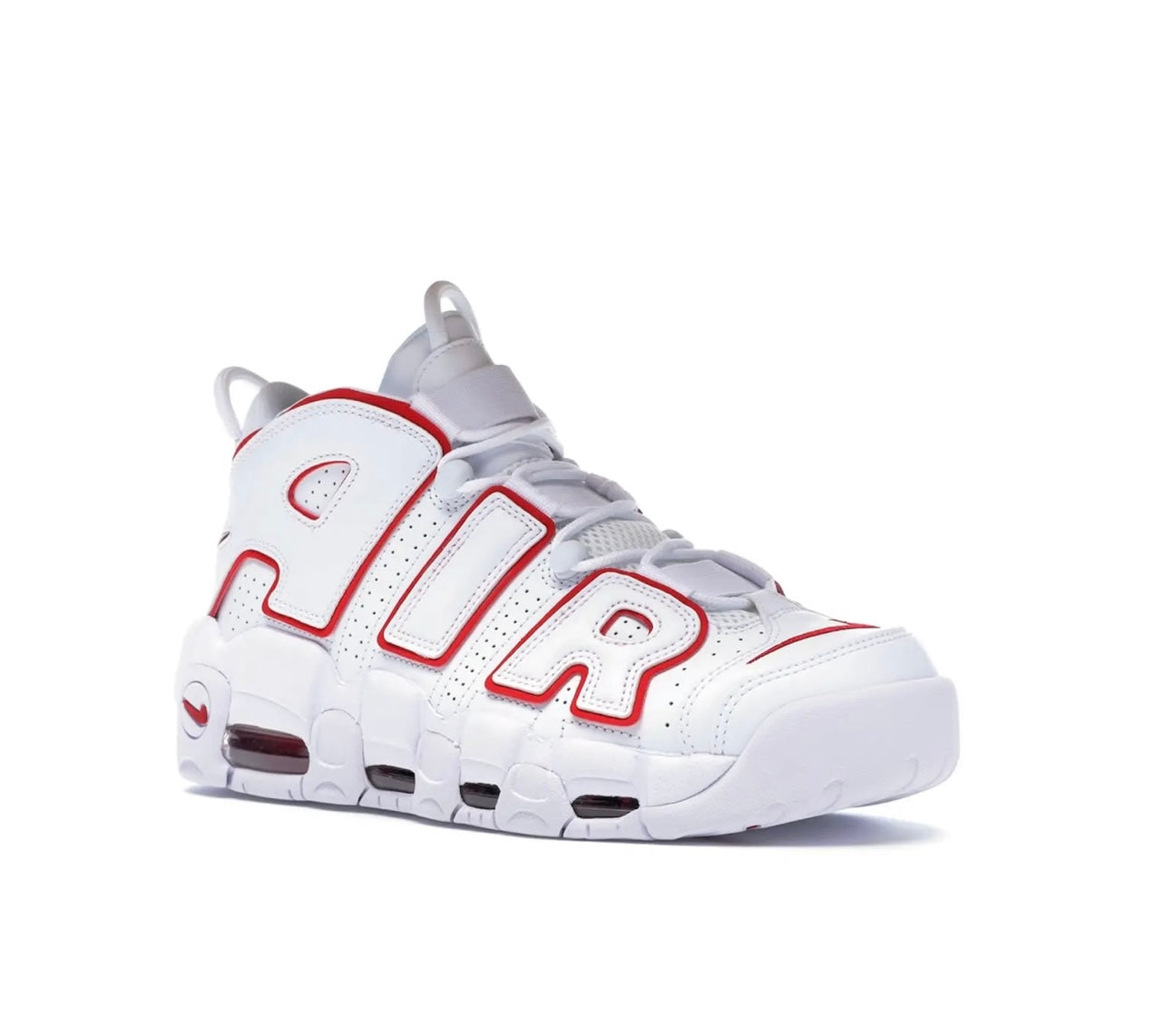 Nike Uptempo White Red - תמונה 2