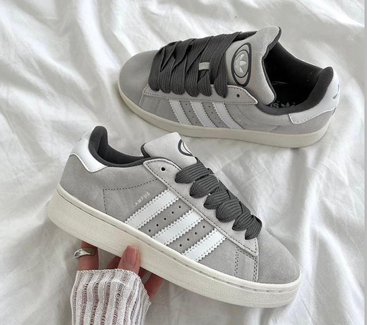 Adidas Campus Light Grey - תמונה 4
