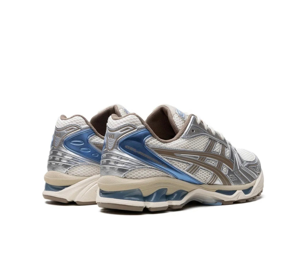 Asics GEL-Kayano Silver Beige Blue - תמונה 2