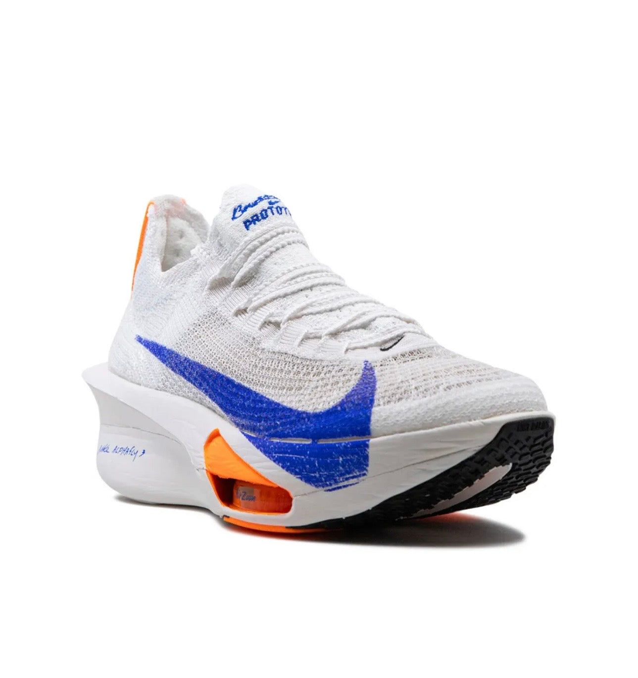 Nike ZOOMX Vaporfly white blue - תמונה 2