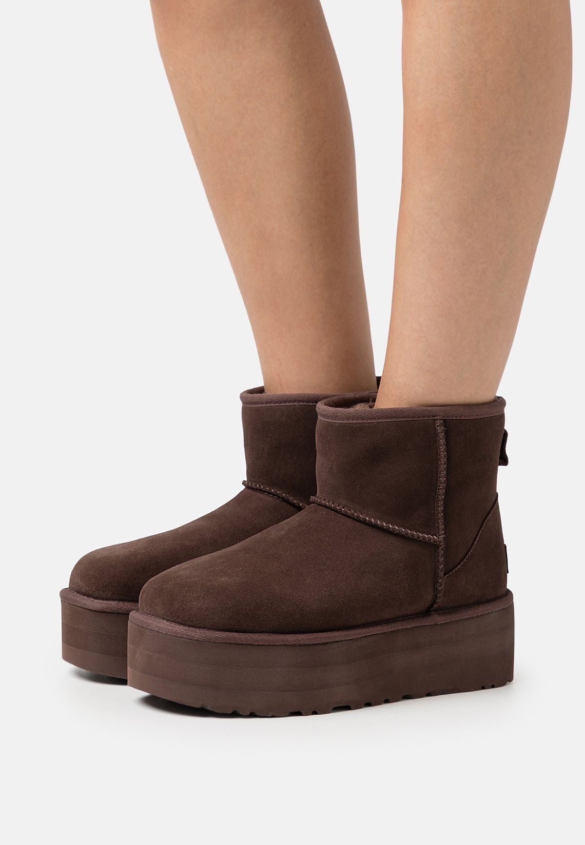 Ugg Classic Ultra Platform Boots Dark Brown - תמונה 4