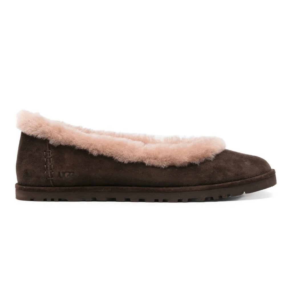 UGG Zora Ballet Dark Brown