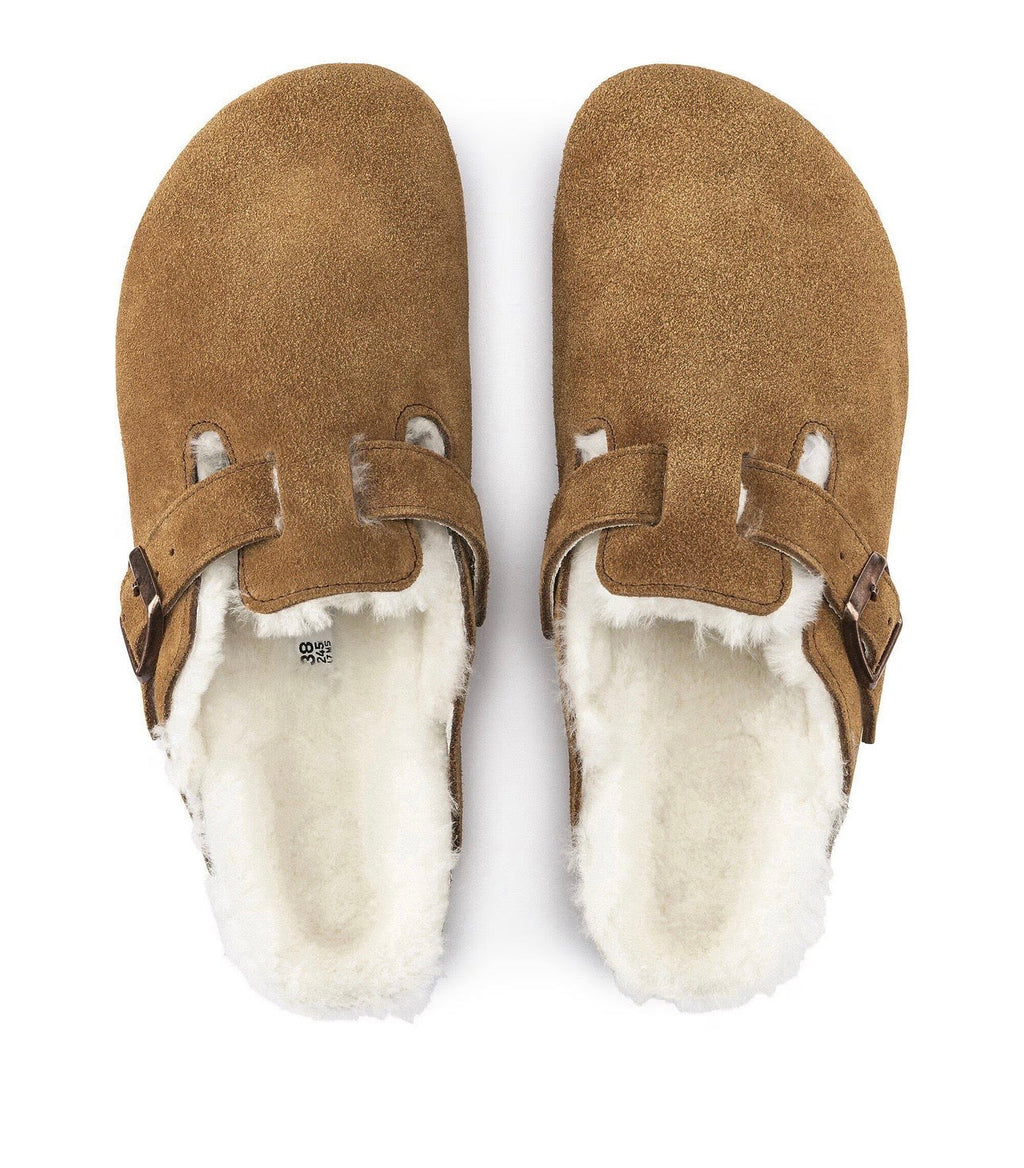 Birkenstock Boston shearling mink - תמונה 4