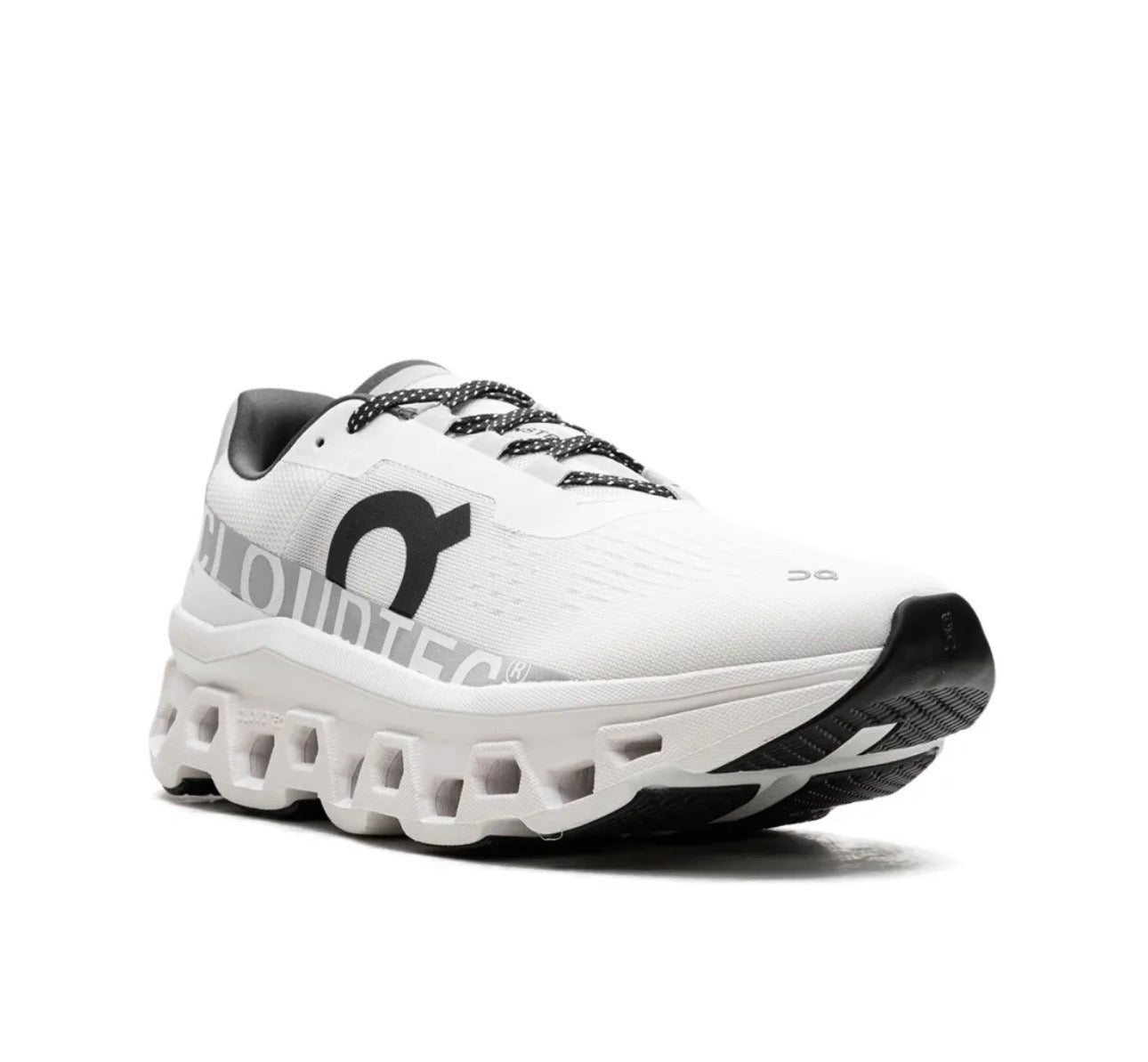 On Cloudmonster white grey - תמונה 2