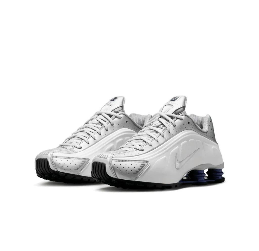 Nike Shox R4 White Silver - תמונה 2