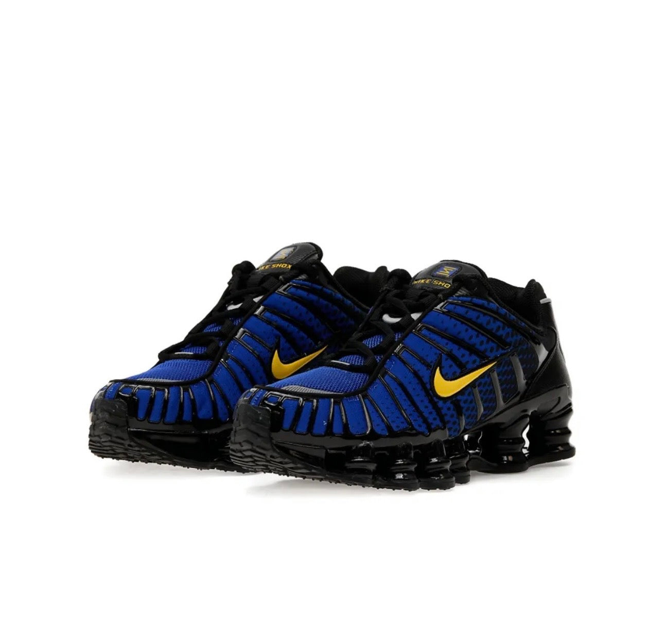 Nike Shox Black Blue Yellow - תמונה 2