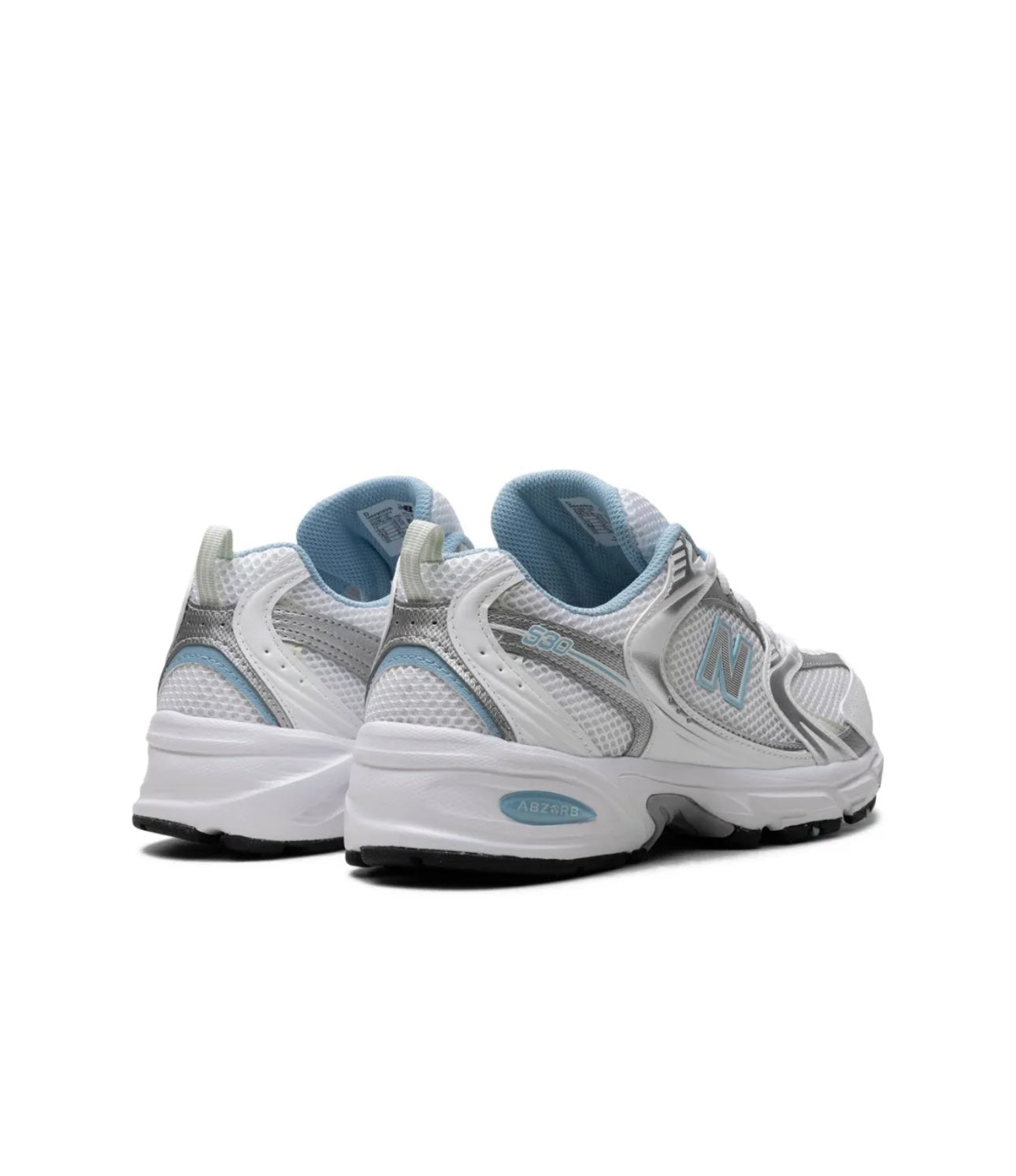 New Balance 530 white silver blue - תמונה 3