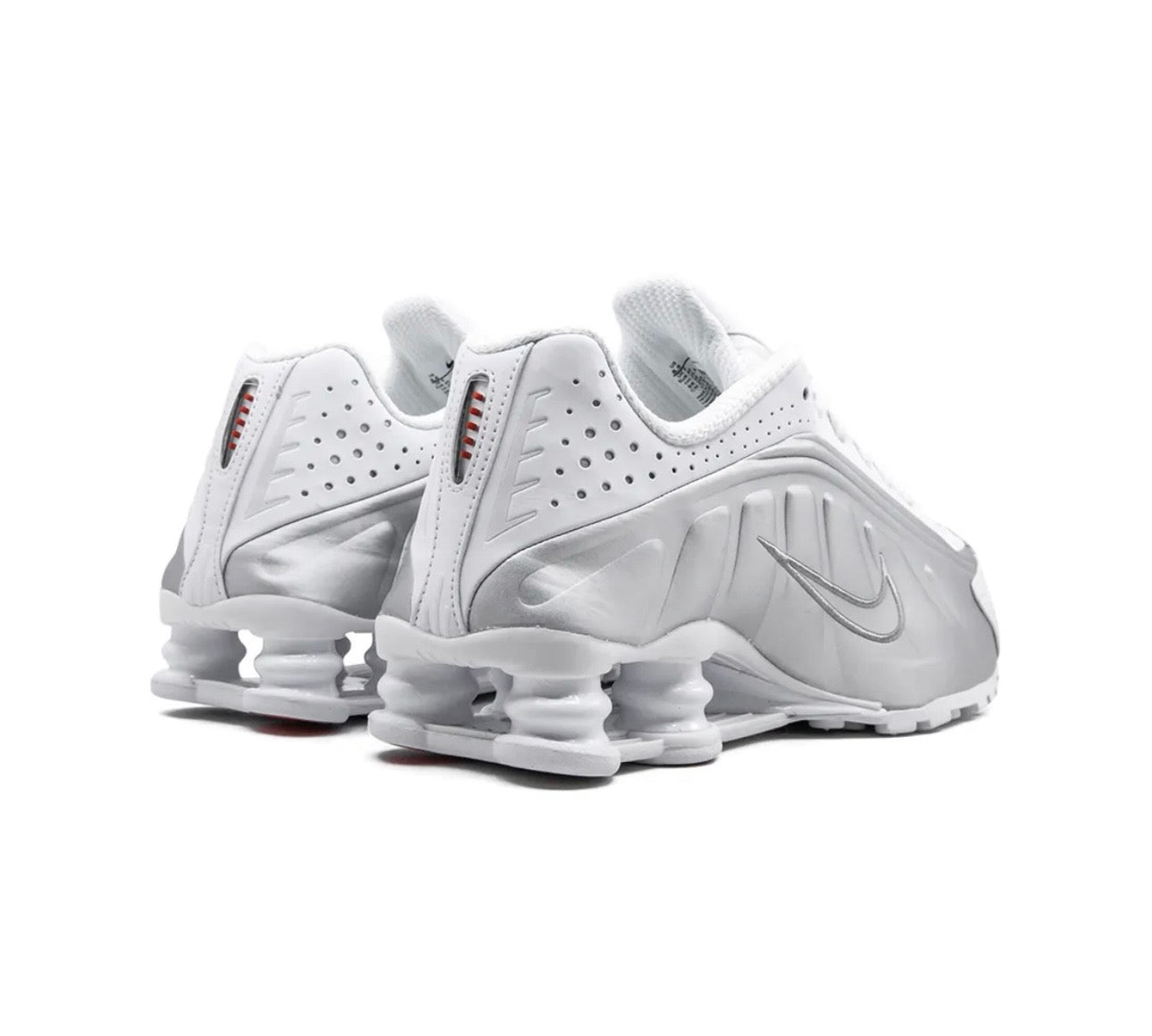 Nike Shox R4 Silver White - תמונה 3