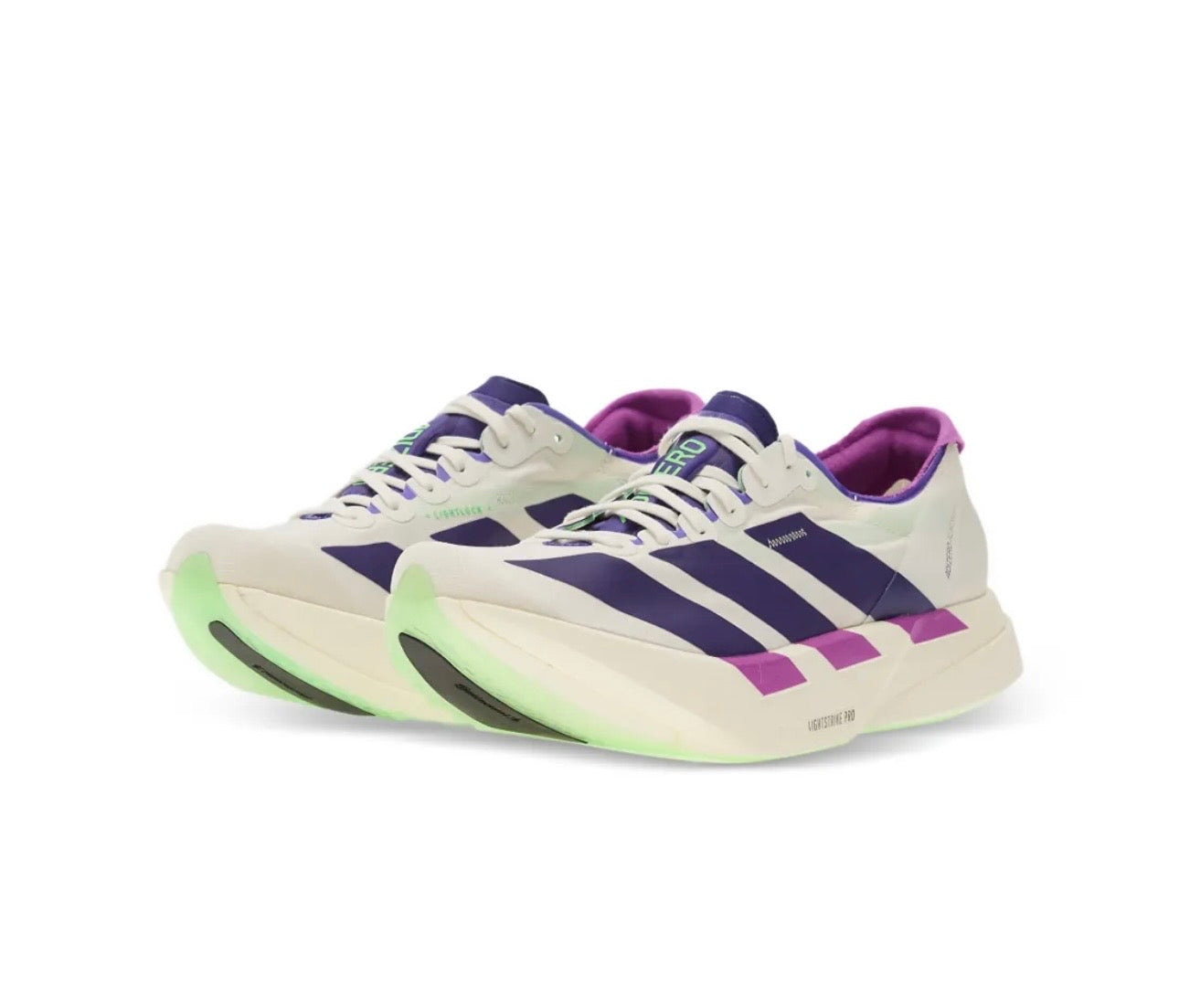 Adidas Adizero Cream White Purple - תמונה 2