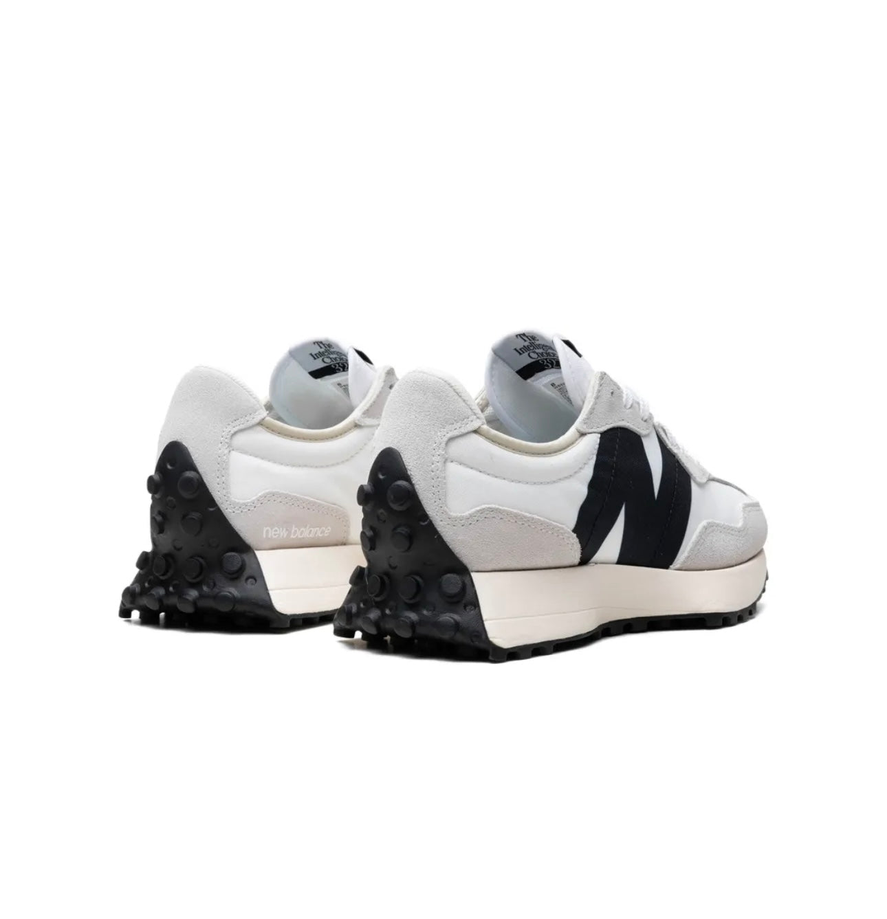 New Balance 327 White Navy Blue - תמונה 3