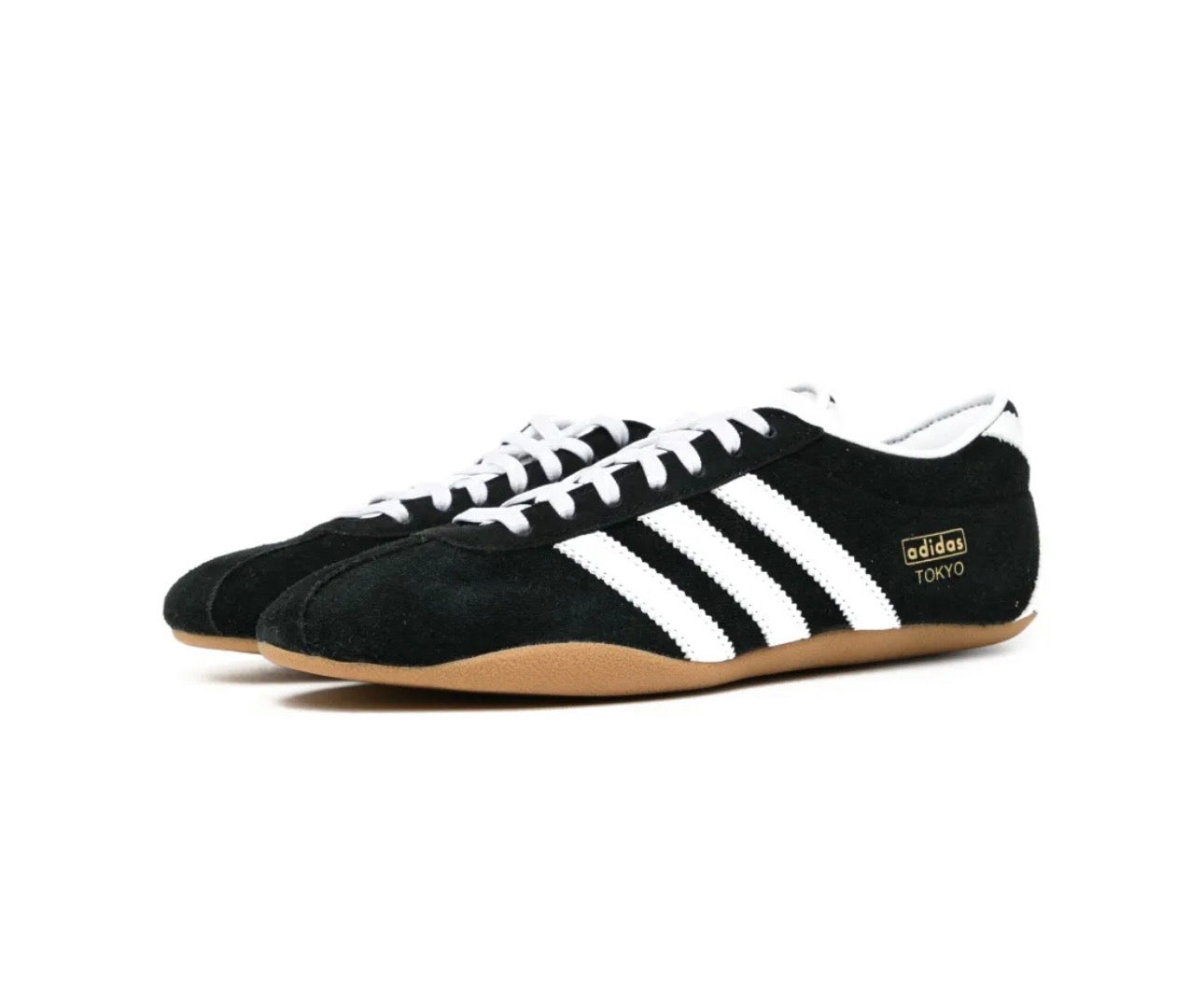 Adidas Tokyo suede black white