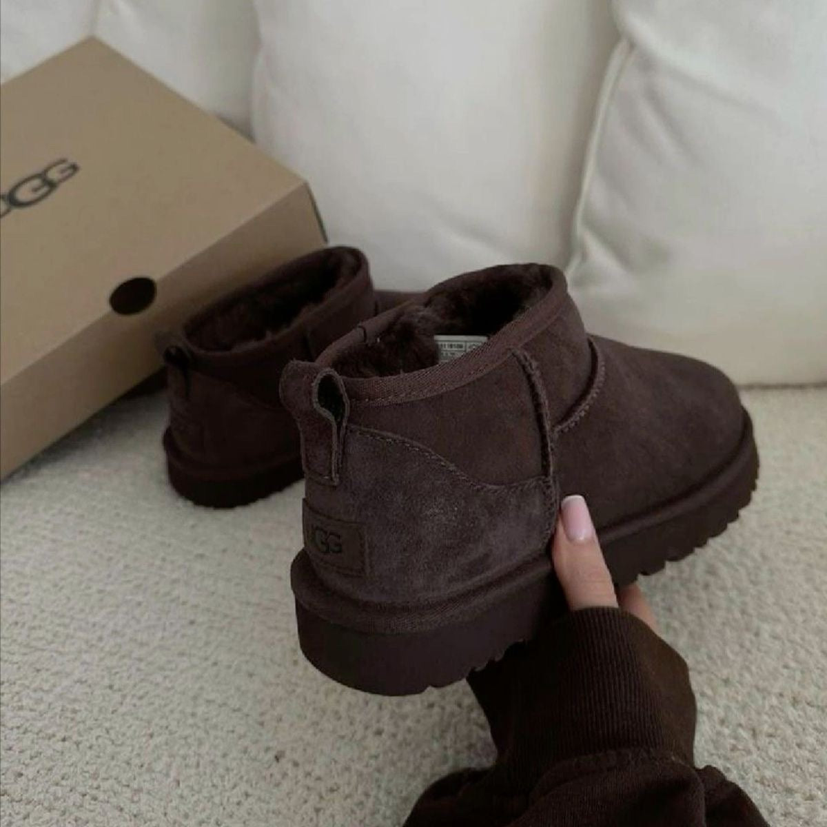 Ugg classic ultra mini  Dark brown - תמונה 4