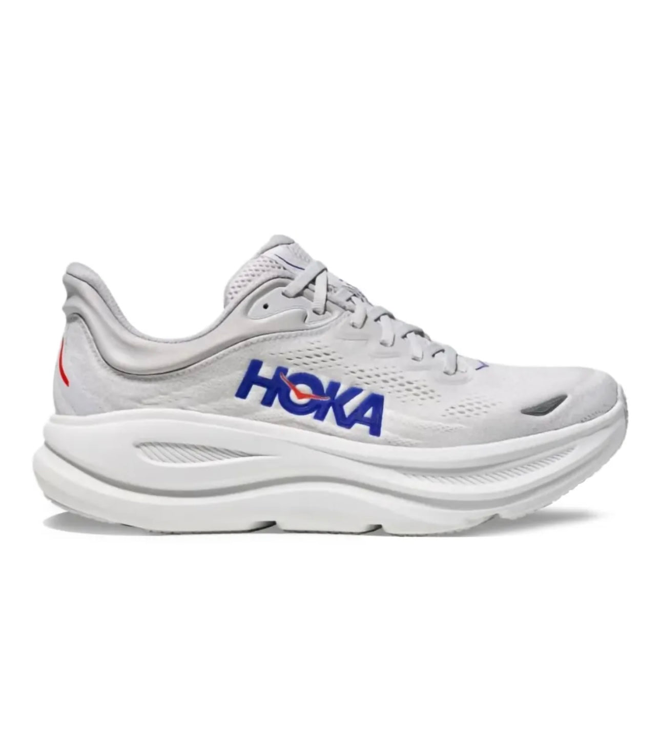 HOKA Bondi 8 White Blue