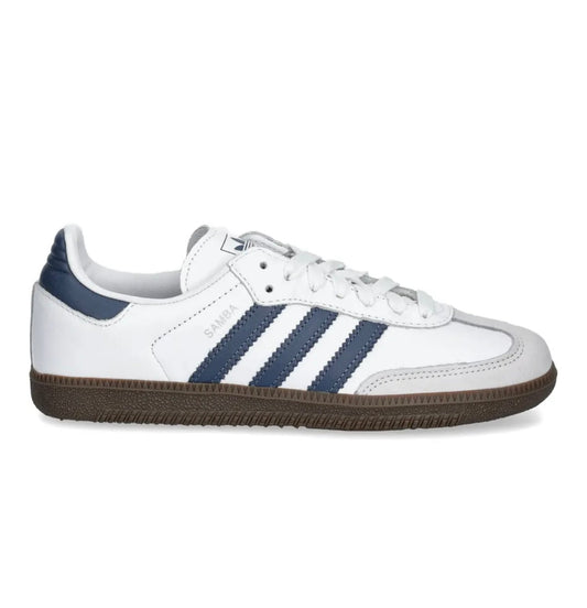 Adidas Samba White Navy Blue