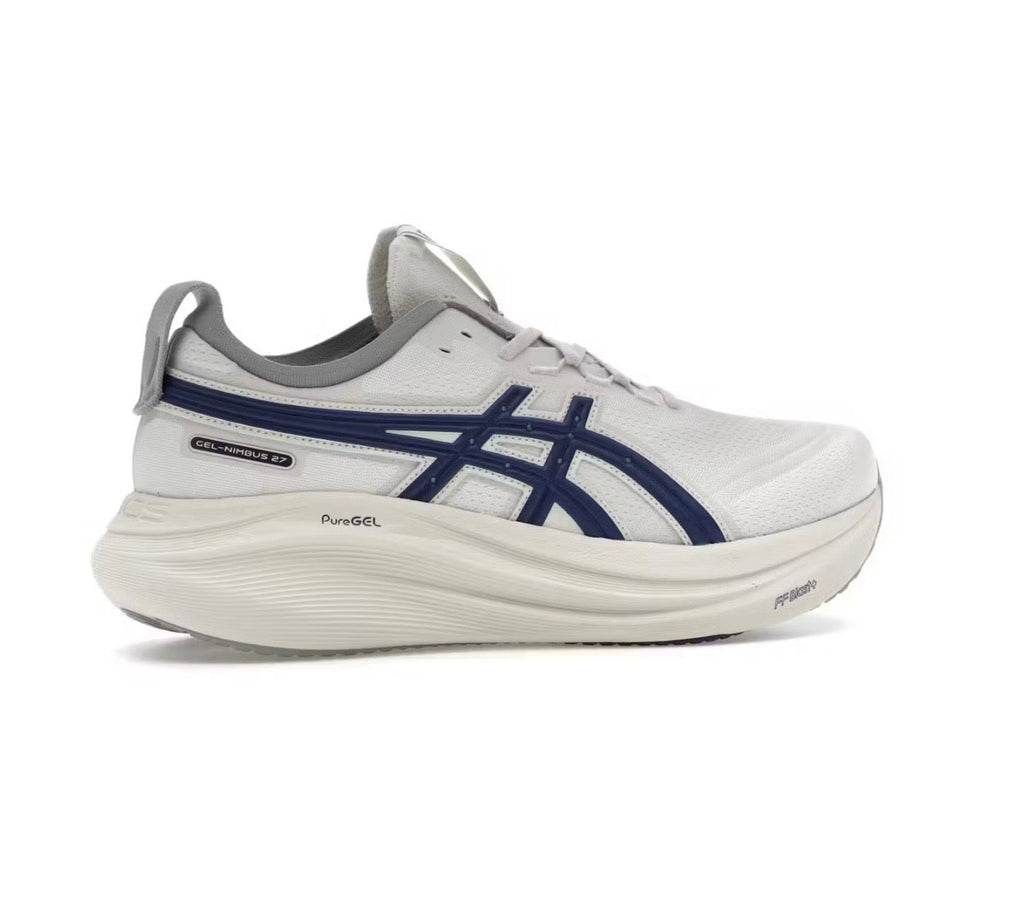 Asics Nimbus 27 White Blue - תמונה 2