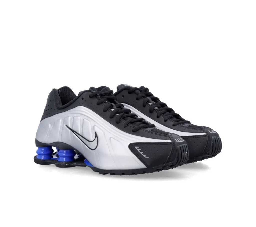 Nike Shox R4 Silver Black Blue - תמונה 2