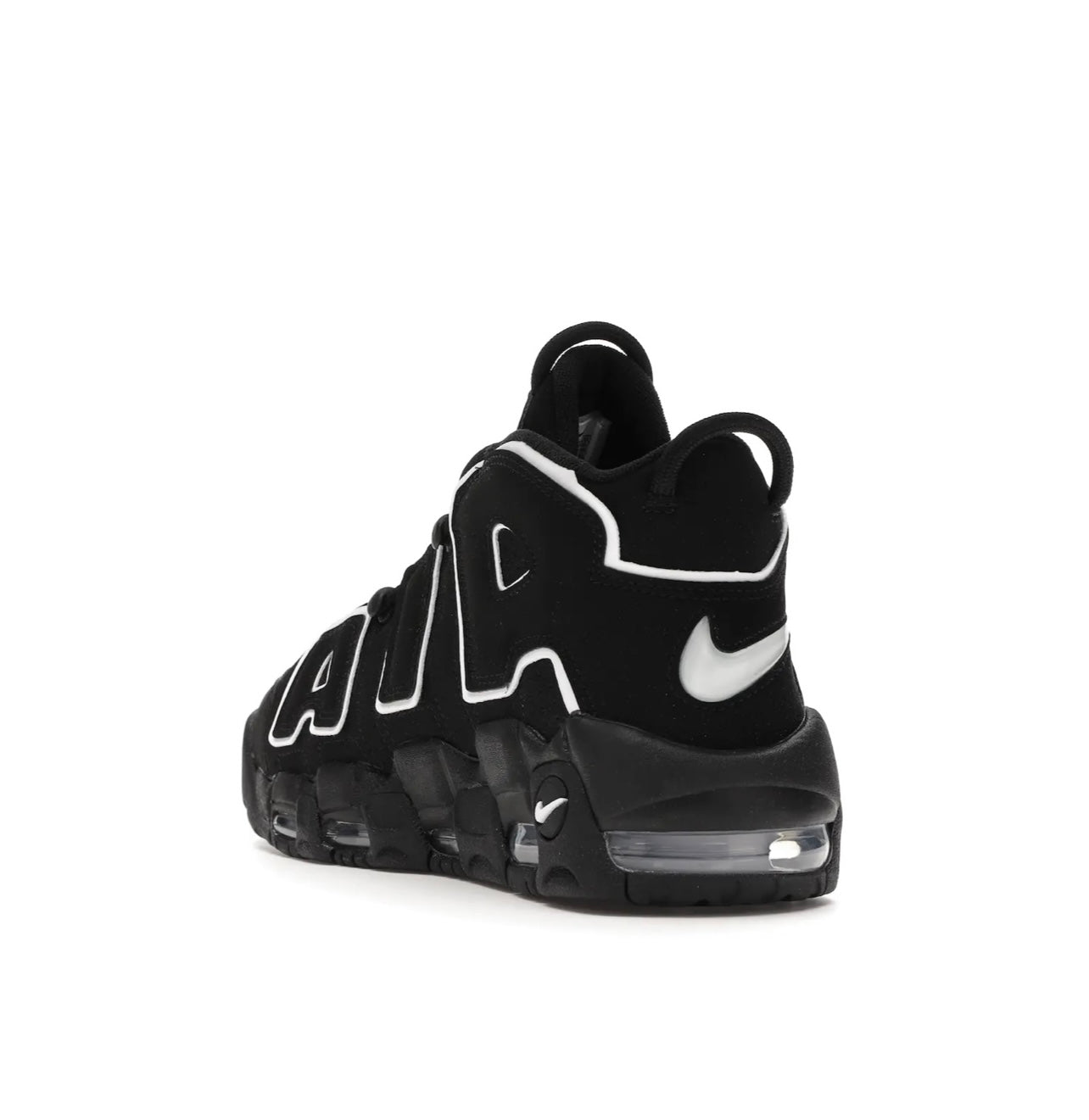 Nike Uptempo Black White - תמונה 3