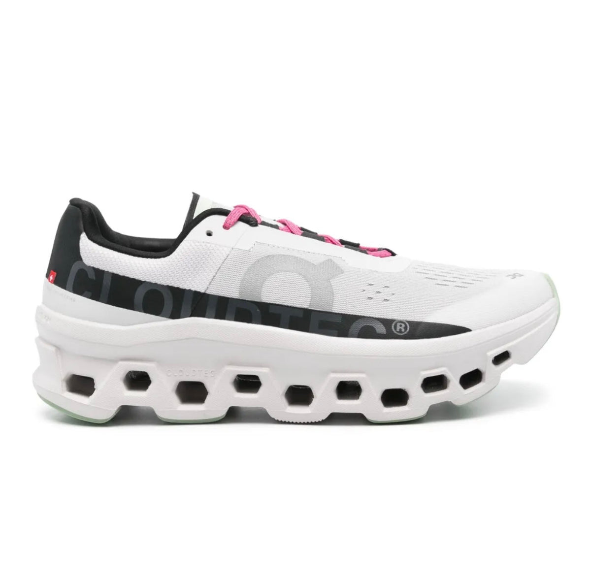 On Cloud White Black Pink