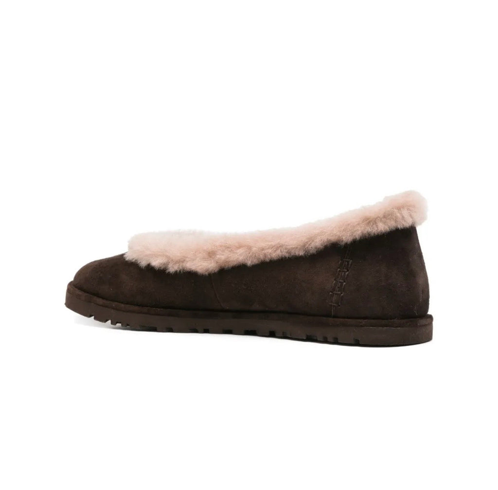 UGG Zora Ballet Dark Brown