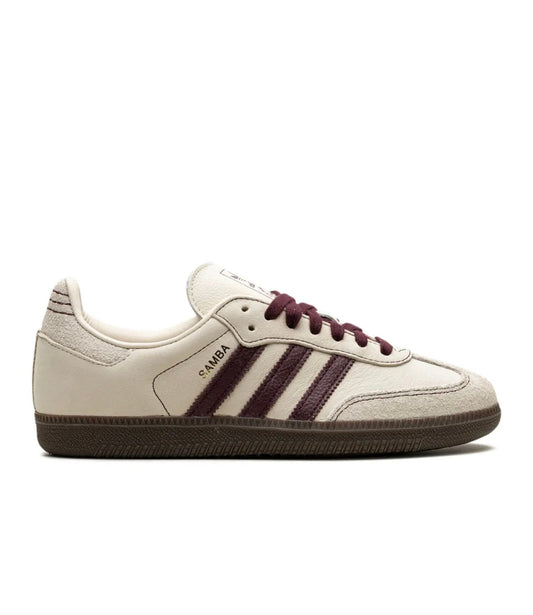 Adidas Samba white beetroot