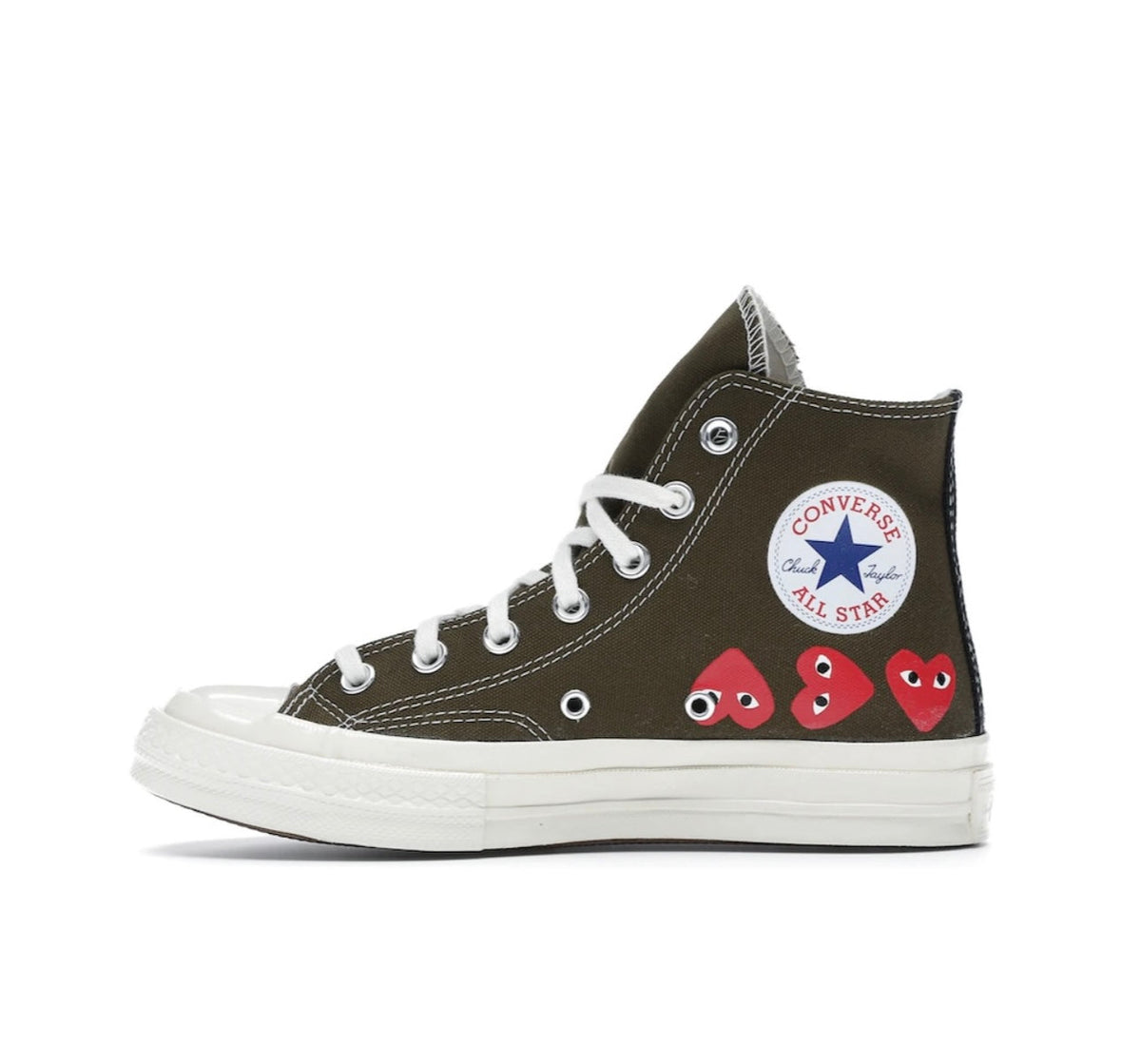 Converse Kiss ירוק זית - תמונה 2