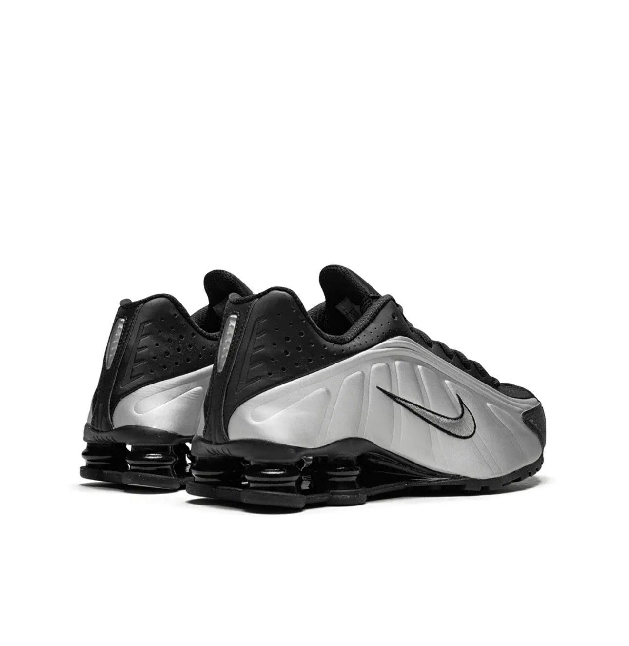 Nike Shox R4 Silver Black - תמונה 3