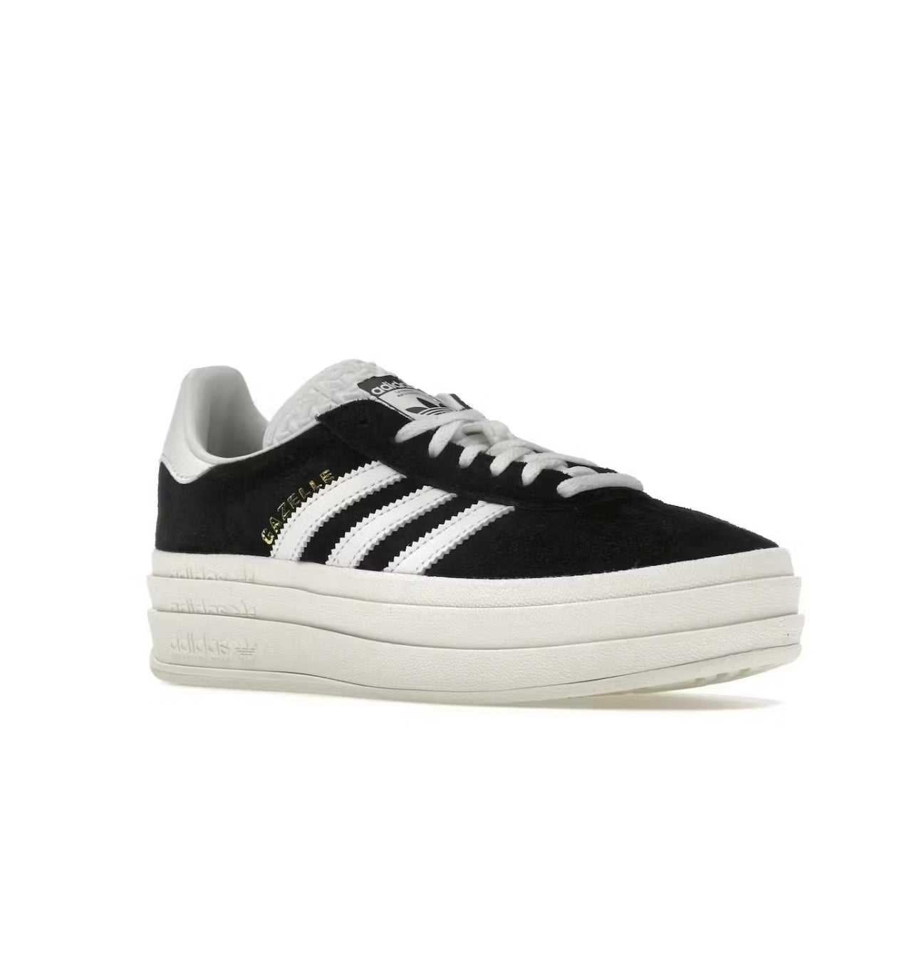 Adidas gazelle black  platform - תמונה 2