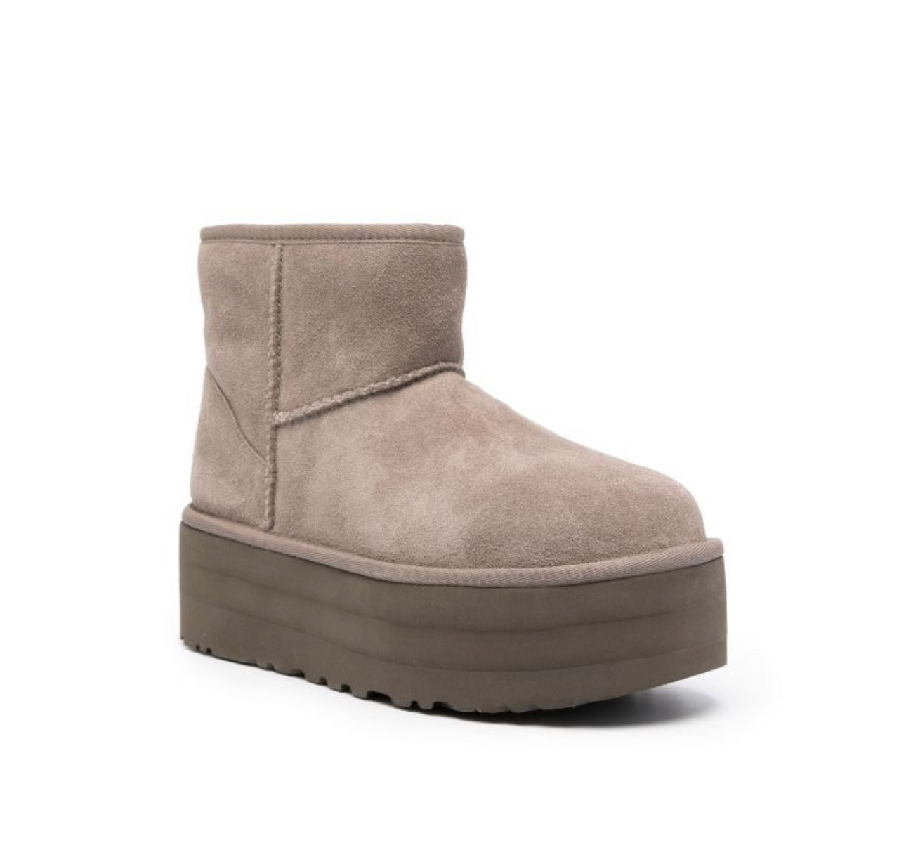 Ugg Classic Ultra Mini Platform Boots Grey - תמונה 2