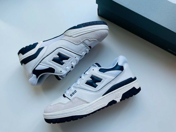 New Balance 550 Navy Blue - תמונה 3