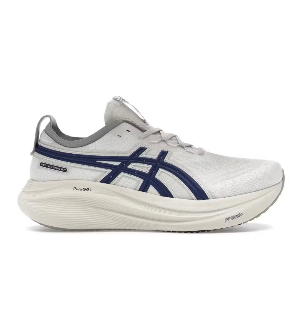 Asics Nimbus 27 White Blue