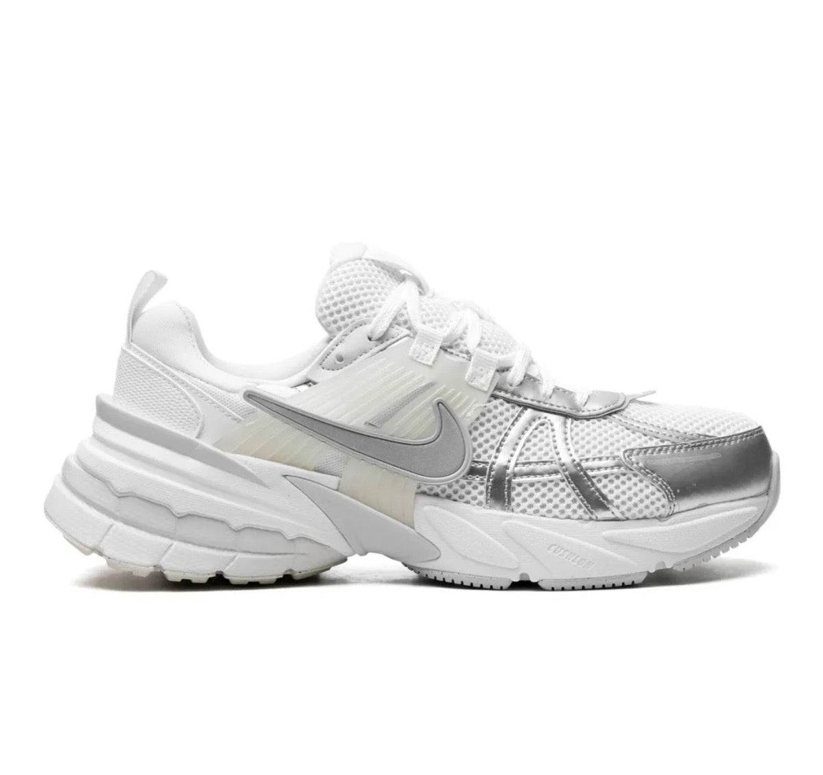 Nike V2K Run White Silver