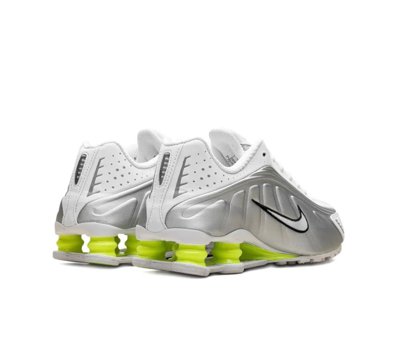 Nike Shox R4 Silver White Yellow - תמונה 3