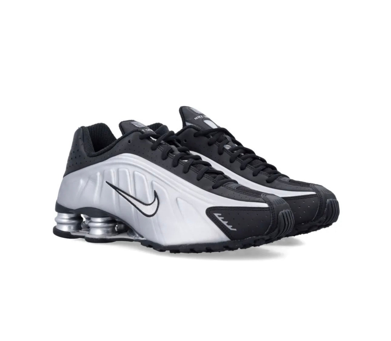 Nike Shox R4 Silver Black - תמונה 2