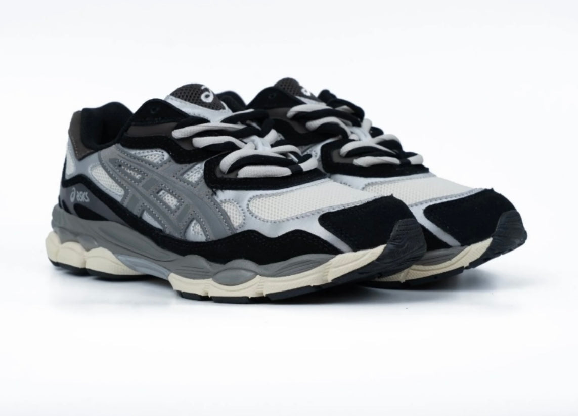 Asics Gel Black White Gray