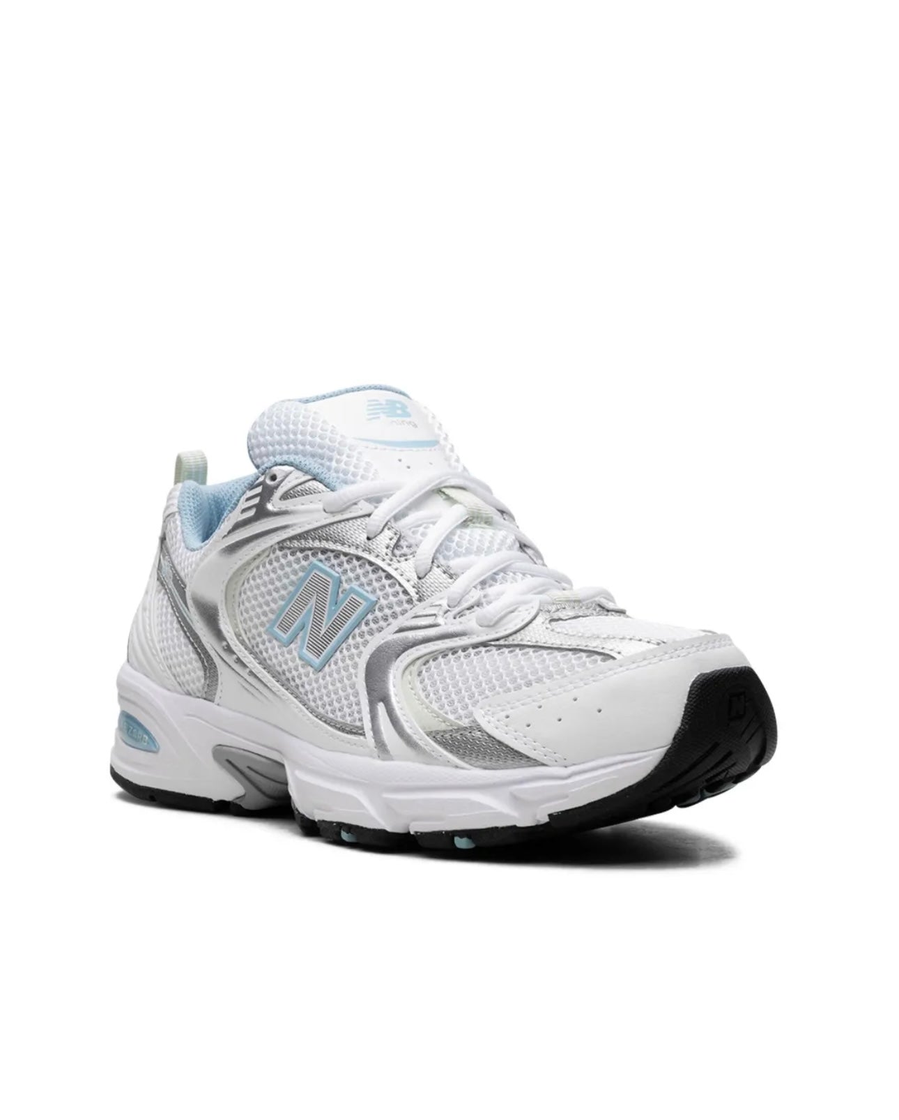 New Balance 530 white silver blue