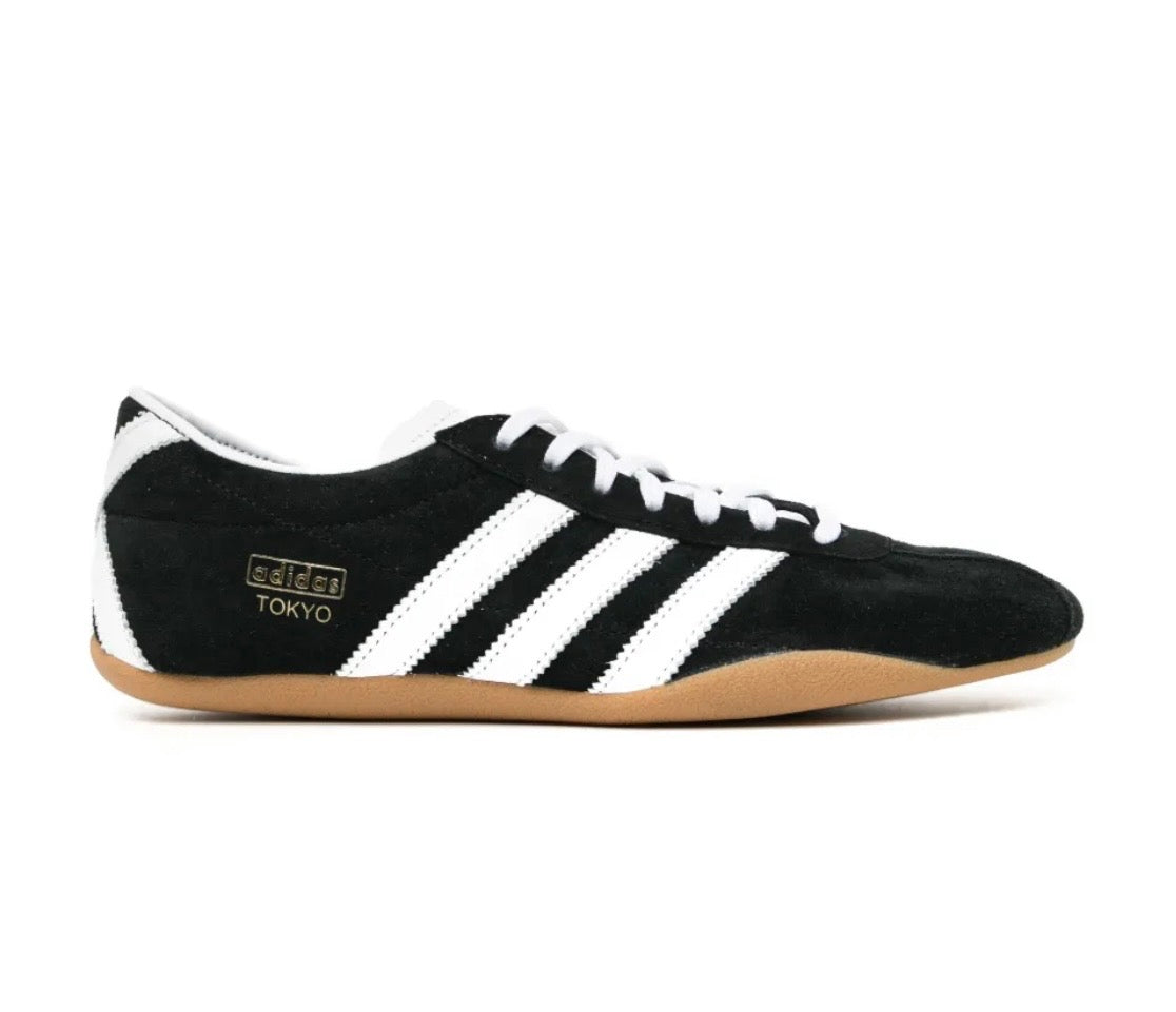 Adidas Tokyo suede black white