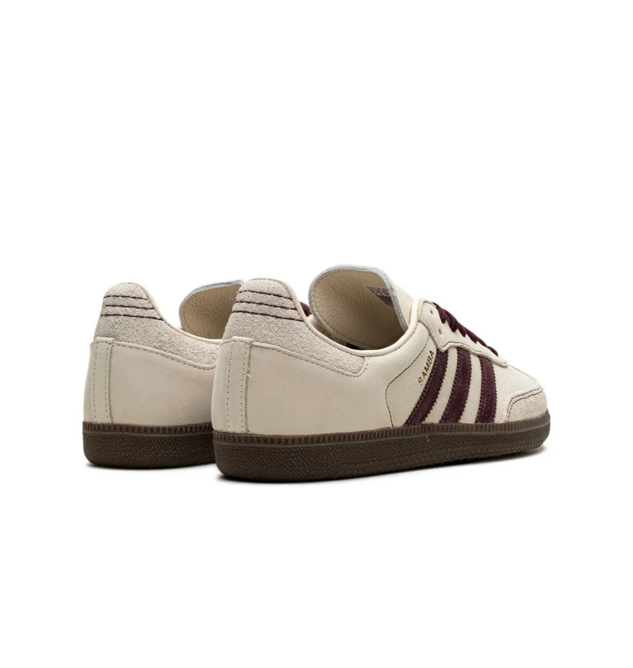 Adidas Samba white beetroot