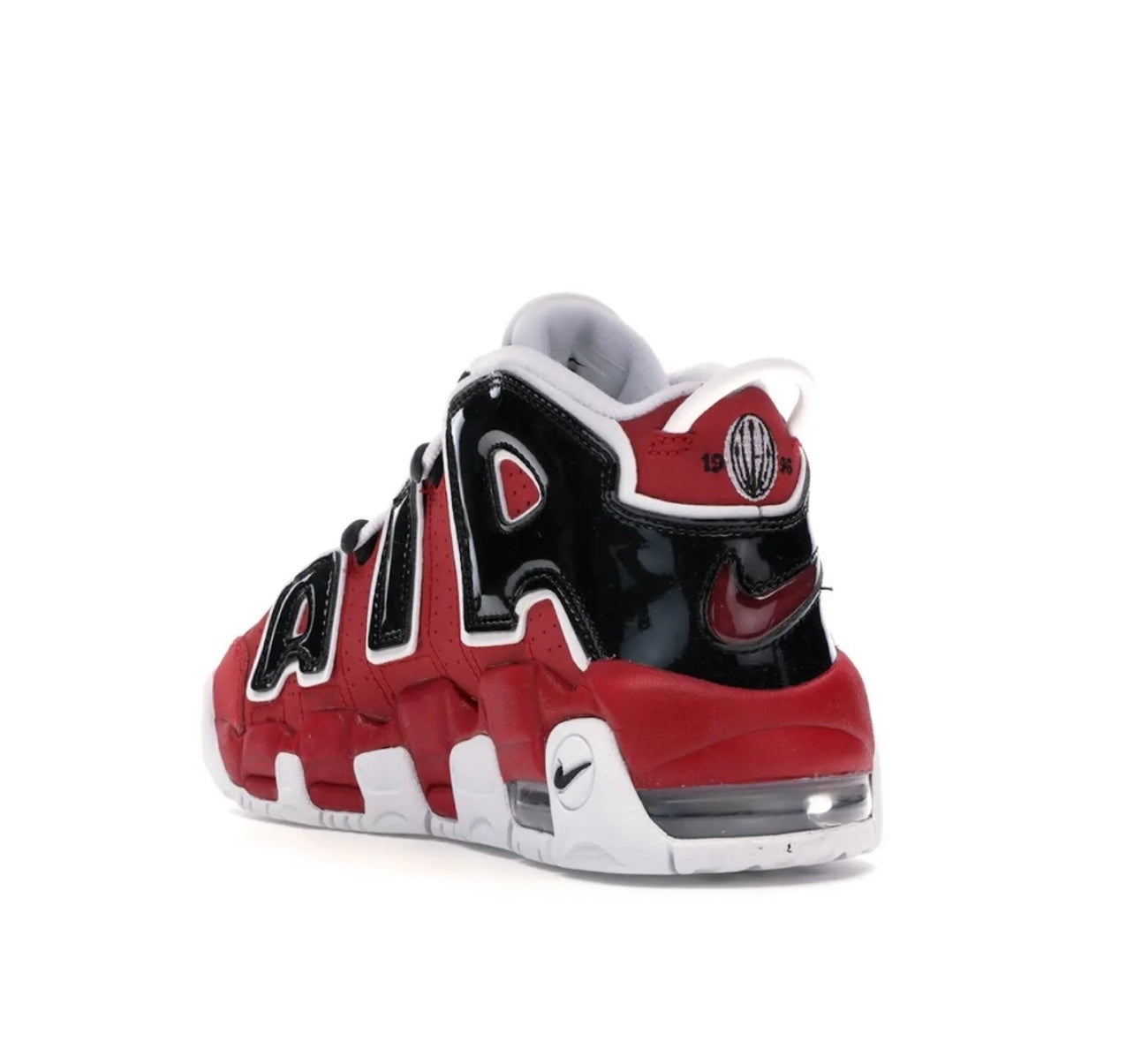 Nike Uptempo Red Black 1.0 - תמונה 3