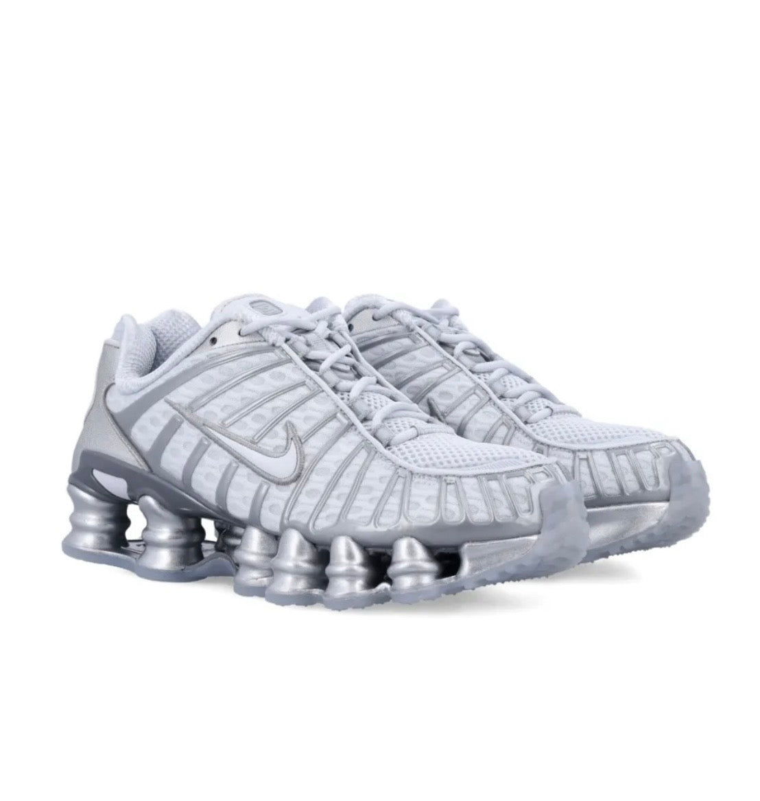 Nike Shox White Silver - תמונה 2