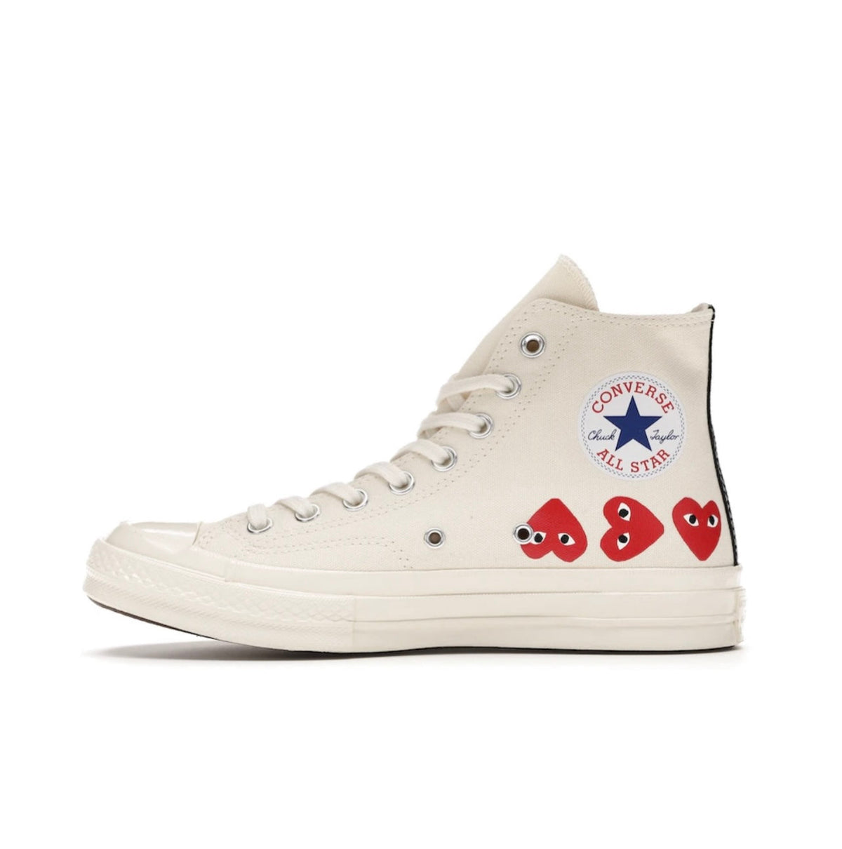 converse comme des gerson high white - תמונה 2