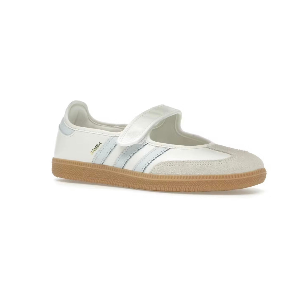 Adidas Samba Jane White Light Blue - תמונה 2