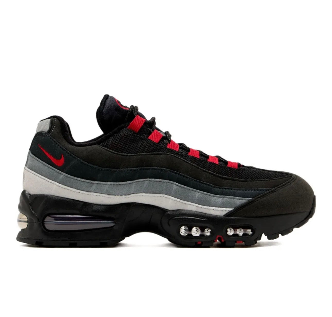 Nike air Vapormax 95’ black red