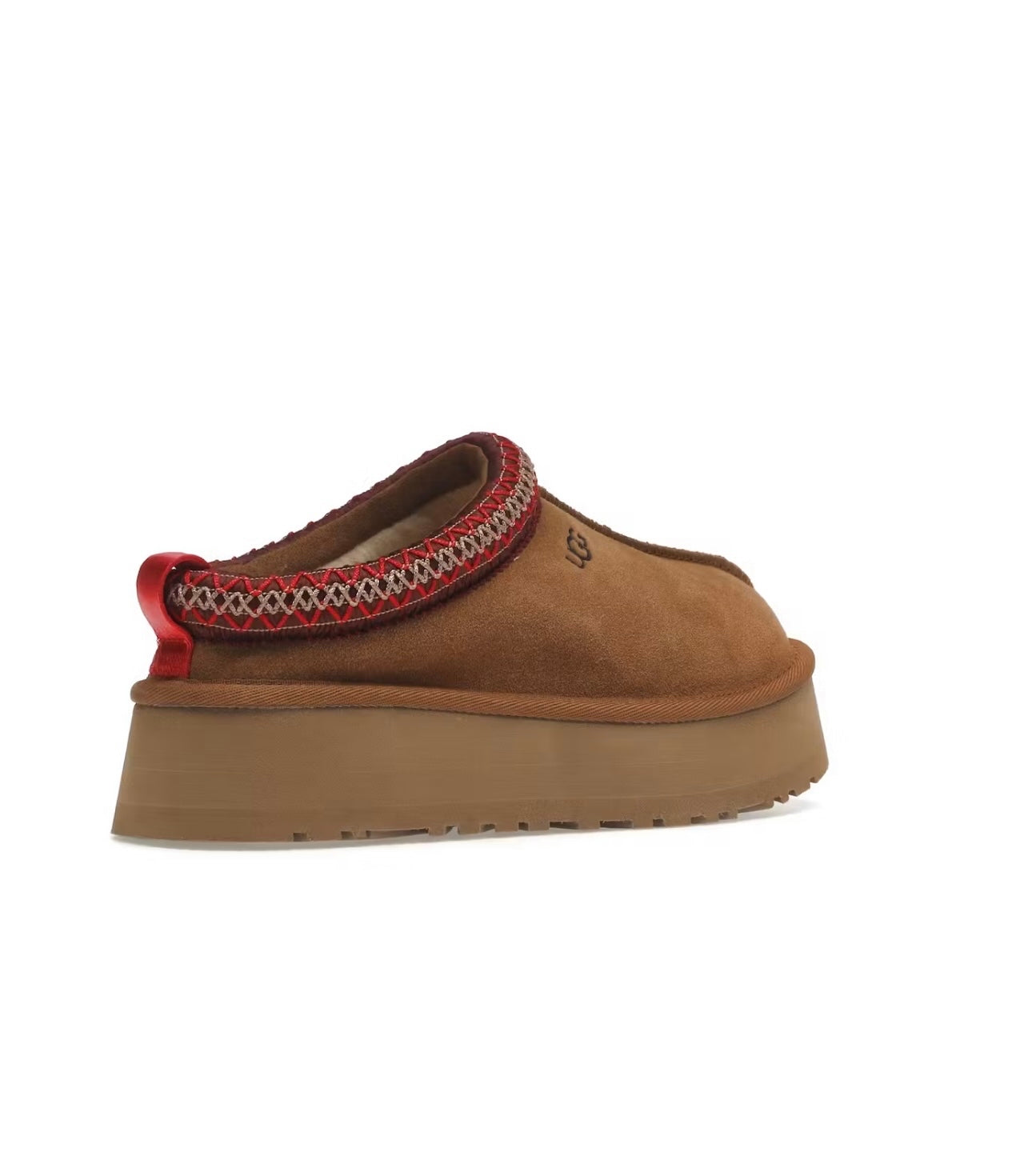 Ugg Tazz Platform Slippers brown red - תמונה 3