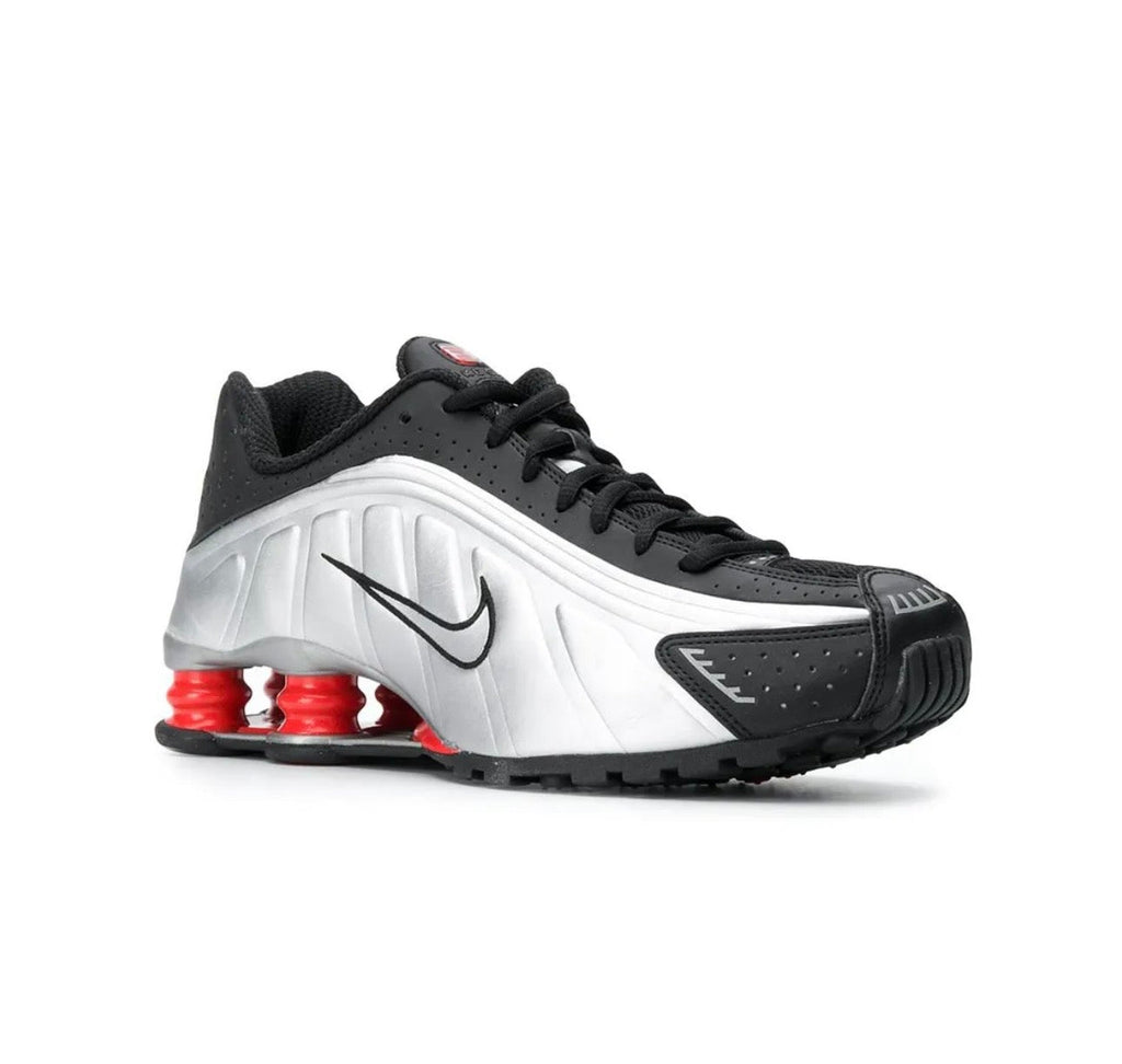 Nike Shox R4 Silver Black Red - תמונה 2