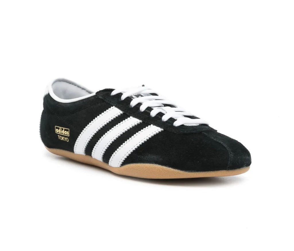 Adidas Tokyo suede black white - תמונה 2