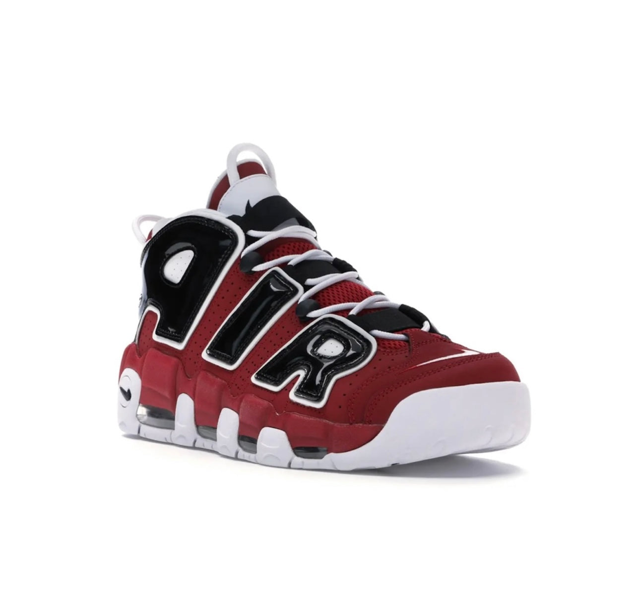 Nike Uptempo Red Black - תמונה 2