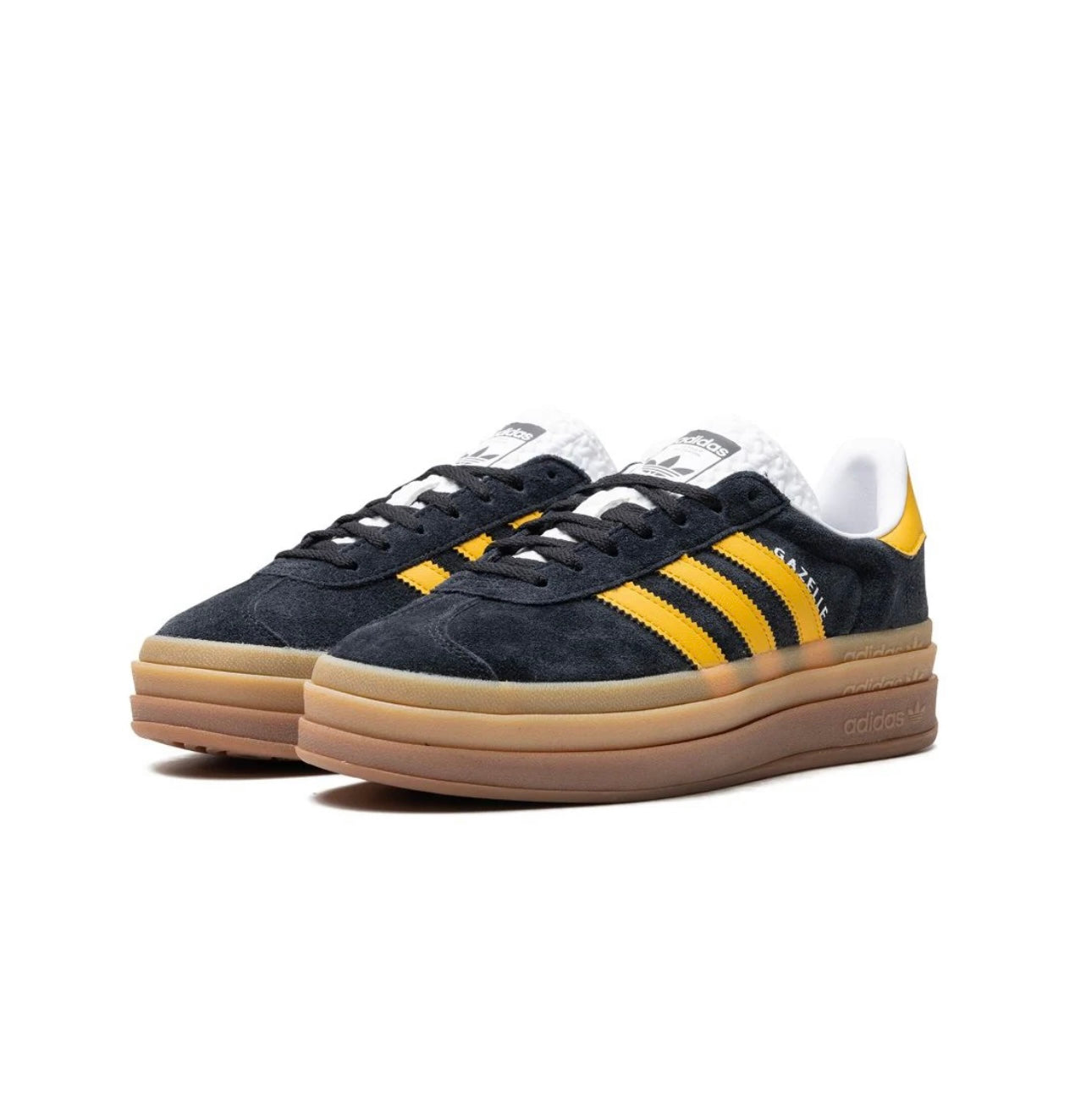 Adidas gazelle platform Black & Yellow - תמונה 3