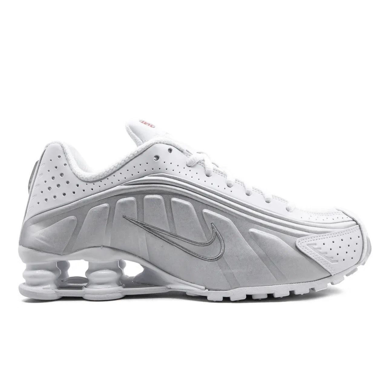Nike Shox R4 Silver White